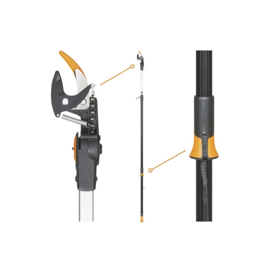 Сучкорез универсальный телескопический UPX86 FISKARS PowerGear Сучкорез универсальный телескопический UPX86 FISKARS PowerGear