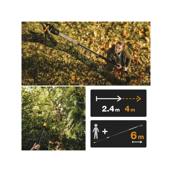 Сучкорез универсальный телескопический UPX86 FISKARS PowerGear Сучкорез универсальный телескопический UPX86 FISKARS PowerGear