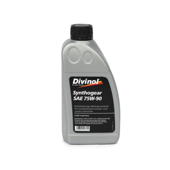 Масло трансмиссионное SAE 75W-90 синт 1,0л DIVINOL Масло трансмиссионное SAE 75W-90 синт 1,0л DIVINOL