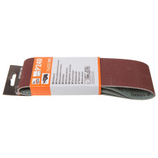 Шлифлента 75х533мм Р80 бесконечная 3шт. GEPARD (GP5009-80)