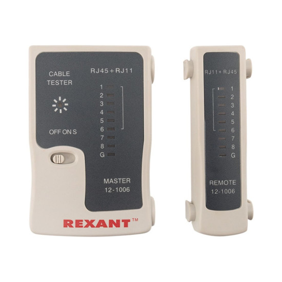 Тестер Кабеля RJ-45+RJ-11 REXANT - 468 Тестер Кабеля RJ-45+RJ-11 REXANT - 468