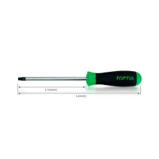 Отвертка TORX T25x100мм TOPTUL