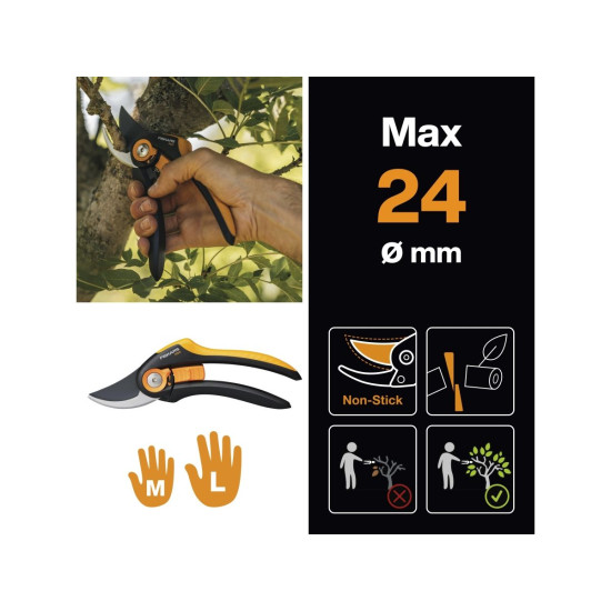 Секатор плоскостной FISKARS Plus Smartfit P541 Секатор плоскостной FISKARS Plus Smartfit P541
