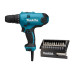Дрель-шуруповерт MAKITA DF 0300 в кор. + набор бит (11 шт.)