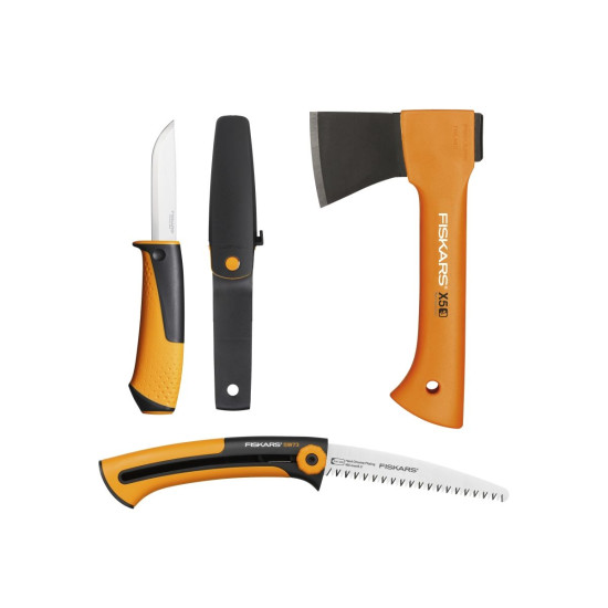 Туристический набор (топор+пила+нож) FISKARS Туристический набор (топор+пила+нож) FISKARS