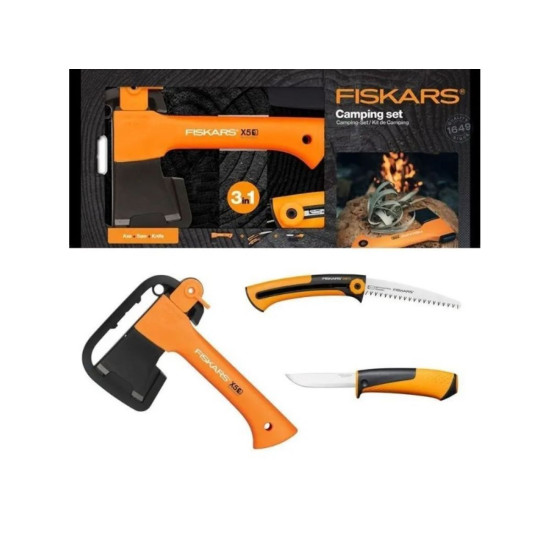 Туристический набор (топор+пила+нож) FISKARS Туристический набор (топор+пила+нож) FISKARS