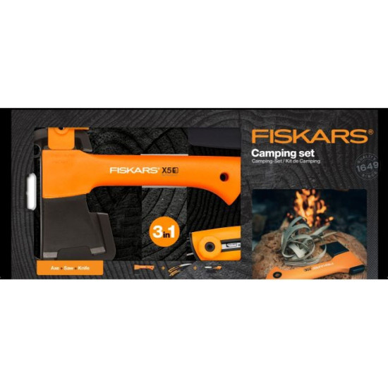 Туристический набор (топор+пила+нож) FISKARS Туристический набор (топор+пила+нож) FISKARS