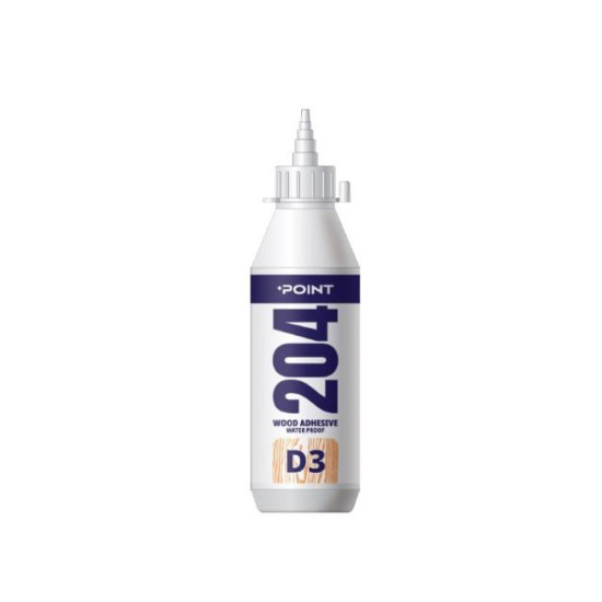 Клей для дерева POINT "204 D3 Wood Adhesive", прозрачный, 500 мл Клей для дерева POINT "204 D3 Wood Adhesive", прозрачный, 500 мл