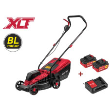 Газонокосилка аккумуляторная WORTEX CLM 3336 ALL1 XLT SET БЕСЩЁТ.ДВИГ., 18В+18В, 2акб, 4Ач, шир.3