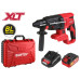 Аккум. перфоратор WORTEX CRH 1824-2 в чем. ALL1 XLT SET БЕСЩЕТ., 18 В, 2.6 Дж, 26 мм, 1х4 А*ч