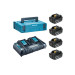 Комплект аккумулятор  LXT 18.0 В BL1860B 4 шт. + зарядное устройство DC18RD в кейсе