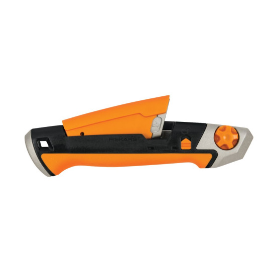 Нож с выдвижным, сменным лезвием18мм CarbonMax FISKARS Нож с выдвижным, сменным лезвием18мм CarbonMax FISKARS