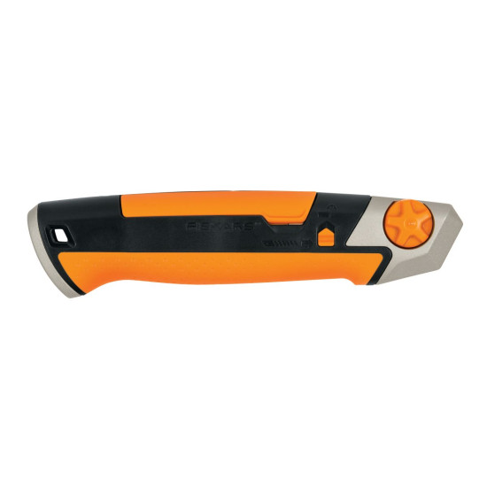 Нож с выдвижным, сменным лезвием 25мм CarbonMax FISKARS Нож с выдвижным, сменным лезвием 25мм CarbonMax FISKARS