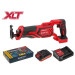 Аккум. сабельная пила WORTEX CSR 1118 E в кор. ALL1 XLT SET 18В, 1 акк., 2 Ач, дер. 115 мм