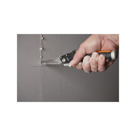 Нож для гипсокартона со сменным лезвием CarbonMax FISKARS Нож для гипсокартона со сменным лезвием CarbonMax FISKARS