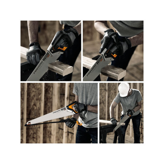 Ножовка по дереву PowerTooth 550мм 7 зубьев на дюйм FISKARS Ножовка по дереву PowerTooth 550мм 7 зубьев на дюйм FISKARS