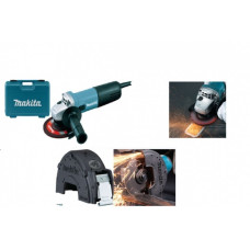 Одноручная углошлифмашина MAKITA 9558 HNRK в кейсе