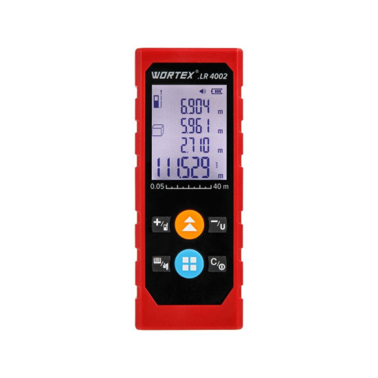 Дальномер лазерный WORTEX LR 4002 в кор., 0,05 – 40, ± 2 мм Дальномер лазерный WORTEX LR 4002 в кор., 0,05 – 40, ± 2 мм