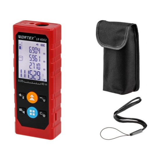 Дальномер лазерный WORTEX LR 4002 в кор., 0,05 – 40, ± 2 мм Дальномер лазерный WORTEX LR 4002 в кор., 0,05 – 40, ± 2 мм