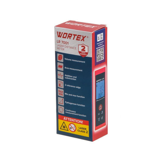 Дальномер лазерный WORTEX LR 7001 в кор., 0,03 – 70, ± 2 мм Дальномер лазерный WORTEX LR 7001 в кор., 0,03 – 70, ± 2 мм