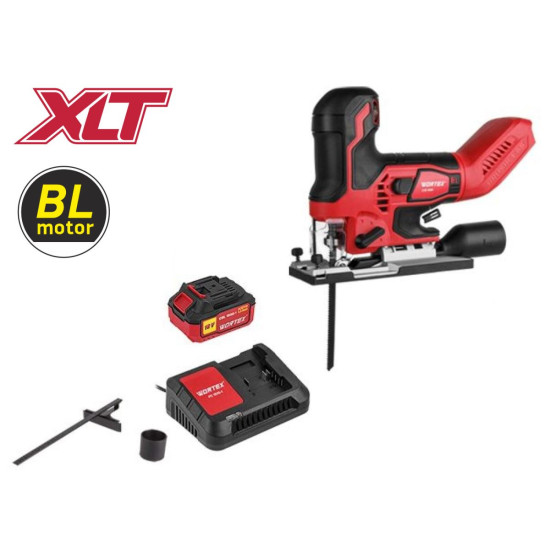 Аккум. лобзик WORTEX CJS 1330 в чем. ALL1 XLT SET БЕСЩЁТ, 18В, 800 - 3800 ход/мин, пропил до 135 Аккум. лобзик WORTEX CJS 1330 в чем. ALL1 XLT SET БЕСЩЁТ, 18В, 800 - 3800 ход/мин, пропил до 135