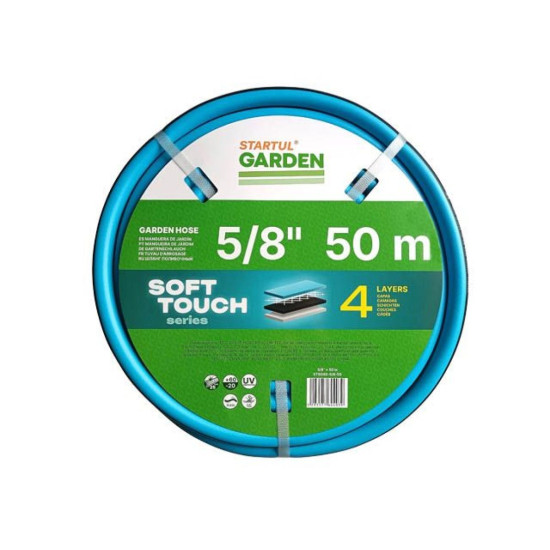 Шланг поливочный 5/8" 50м STARTUL GARDEN SOFT TOUCH (ST6040-5/8-50) Шланг поливочный 5/8" 50м STARTUL GARDEN SOFT TOUCH (ST6040-5/8-50)