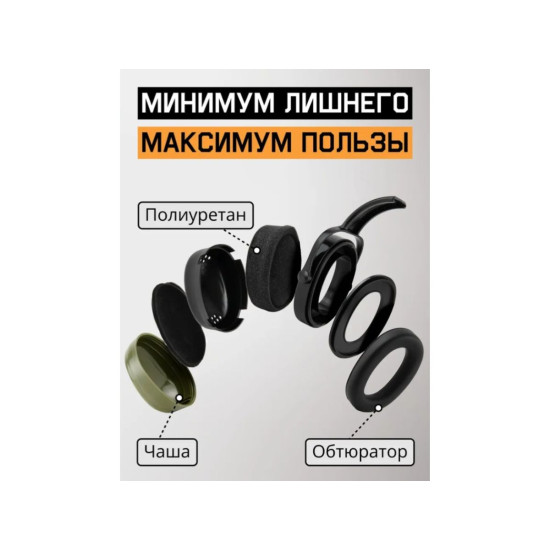 Наушники 32 дБ цвет оливковый Jeta Safety Наушники 32 дБ цвет оливковый Jeta Safety