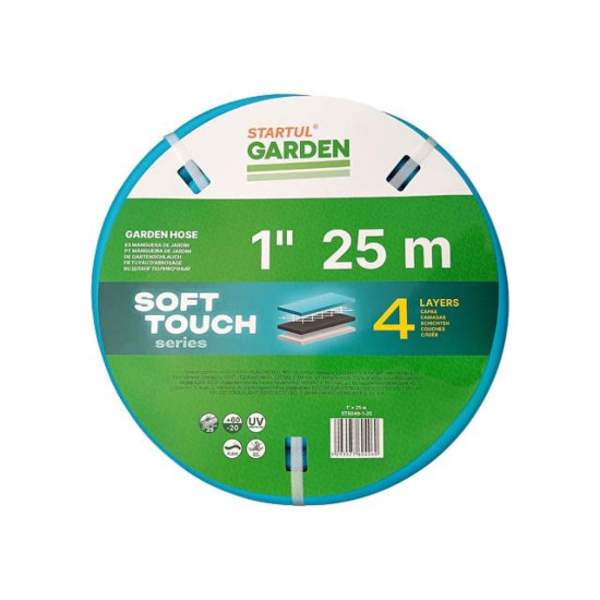 Шланг поливочный 1" 25м STARTUL GARDEN SOFT TOUCH (ST6040-1-25) Шланг поливочный 1" 25м STARTUL GARDEN SOFT TOUCH (ST6040-1-25)