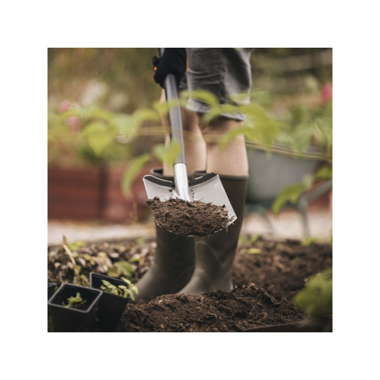 Лопата штыковая с закругл.лезвием Ergonomic FISKARS Лопата штыковая с закругл.лезвием Ergonomic FISKARS