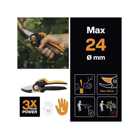 Секатор контактный FISKARS Xseries PowerGear L P941 Секатор контактный FISKARS Xseries PowerGear L P941