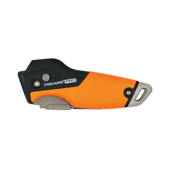 Нож строительный складной, со сменным лезвием CarbonMax FISKARS Нож строительный складной, со сменным лезвием CarbonMax FISKARS