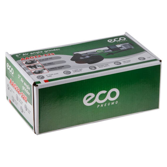 Пневмошлифмашина угловая ECO AAG12-125 Пневмошлифмашина угловая ECO AAG12-125