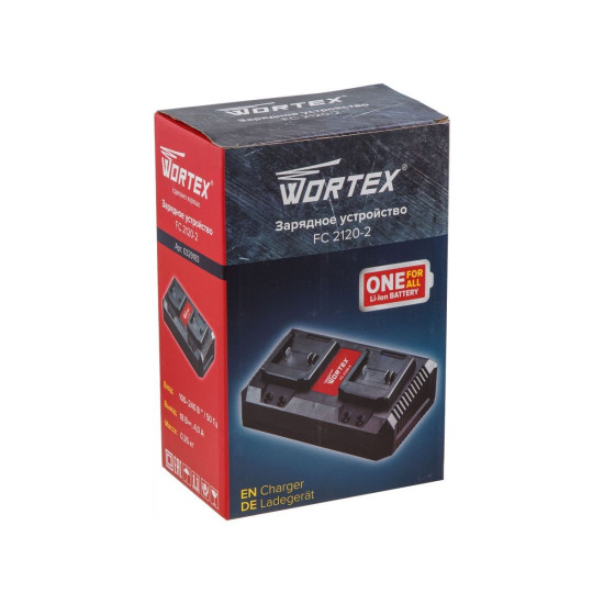 Зарядное устройство WORTEX FC 2120-2 ALL1 XLT 2 слота, 4 А + 4 А Зарядное устройство WORTEX FC 2120-2 ALL1 XLT 2 слота, 4 А + 4 А
