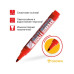 Маркер промышл. перманентный фетровый красный CROWN MULTI MARKER