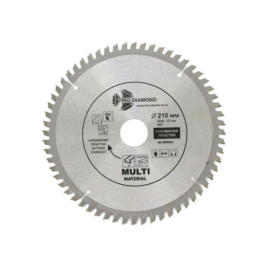 Диск пильный 190х20/30 мм 64 зуб. универсальный Multi Material Диск пильный 190х20/30 мм 64 зуб. универсальный Multi Material