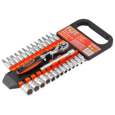 Набор головок и бит 28пр. 1/4" PRO STARTUL (PRO-42814)