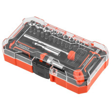 Отвертка реверс. с набором головок и бит 28пр. STARTUL PROFI (ST3095-28)