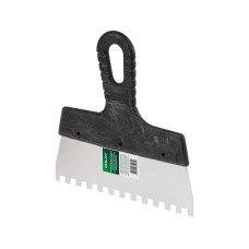 Шпатель фасад. зубчат. нерж.  200мм зуб 8х8 ВОЛАТ