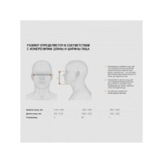 Полумаска без фильтра Jeta Safety (5500P) р-р S Полумаска без фильтра Jeta Safety (5500P) р-р S