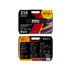 Набор головок и ключей 216пр. 1/4",3/8",1/2" PRO STARTUL STUTTGART (PRO-216S)