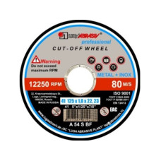 Круг отрезной 125х1.0x22.2 мм для металла Professional LUGAABRASIV