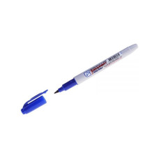 Маркер перманентный Crown "Multi Marker Super Slim" синий, пулевидный
