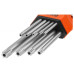 Набор ключей Torx T10-T50 9шт длинных PRO STARTUL (PRO-87109) Набор ключей Torx T10-T50 9шт длинных PRO STARTUL (PRO-87109)