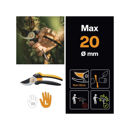 Секатор плоскостной FISKARS Solid P341 Секатор плоскостной FISKARS Solid P341