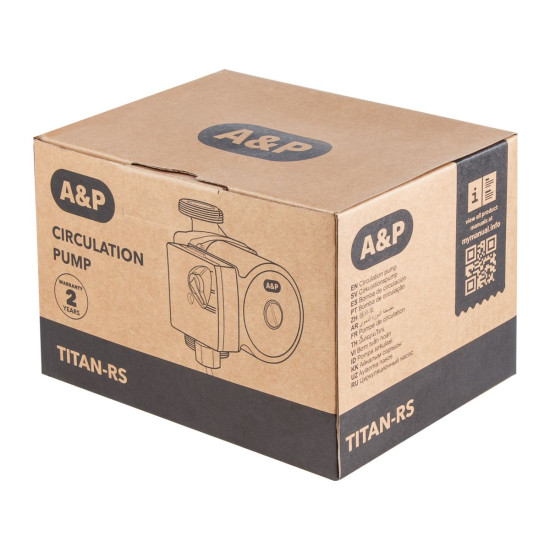 Насос циркуляционный Titan-RS25-40-180, A&P Насос циркуляционный Titan-RS25-40-180, A&P