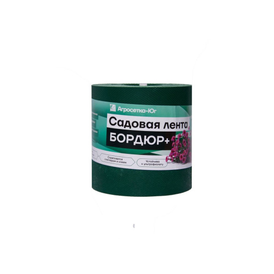 Лента садовая "Бордюр+" 30см х 10 м.п. (1.2мм) Зеленый Лента садовая "Бордюр+" 30см х 10 м.п. (1.2мм) Зеленый