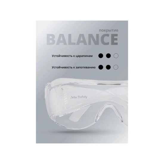 Очки открытые JETA SAFETY J-Vision прозрачные Очки открытые JETA SAFETY J-Vision прозрачные