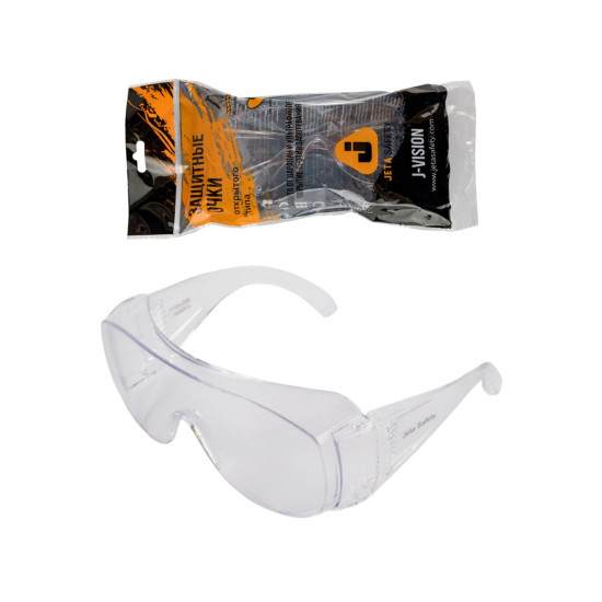 Очки открытые JETA SAFETY J-Vision прозрачные Очки открытые JETA SAFETY J-Vision прозрачные