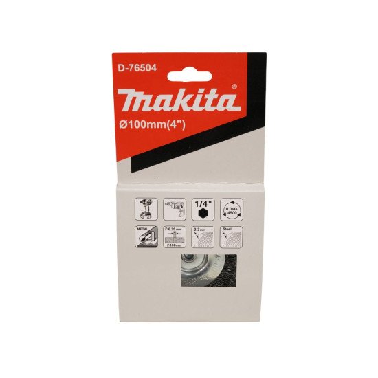 Щетка д/шлиф.маш. дисковая 100 мм MAKITA Щетка д/шлиф.маш. дисковая 100 мм MAKITA