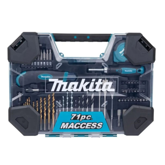 Набор ручного инструмента MACCESS, 71 шт Makita E-22589 Набор ручного инструмента MACCESS, 71 шт Makita E-22589